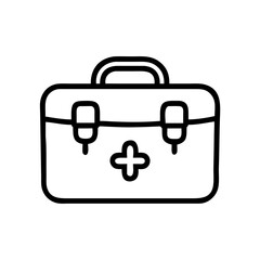 Icon of a doctorchest / first aid kit