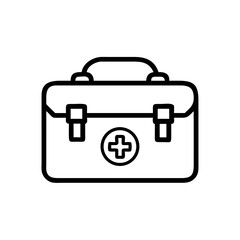 Icon of a doctorchest / first aid kit