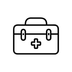 Icon of a doctorchest / first aid kit
