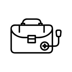 Icon of a doctorchest / first aid kit