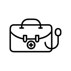 Icon of a doctorchest / first aid kit