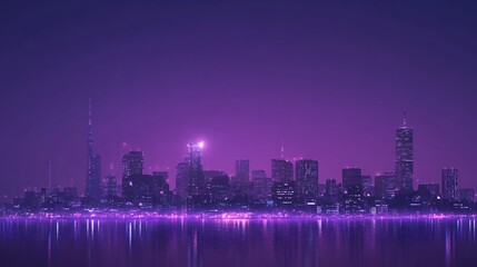 Fototapeta premium Evening skyline colors around Tokyo and Mount Fuji high resolution picture