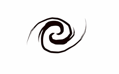 abstract spiral background.black storm vector illustration. Suitable for hurricane logo 