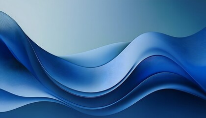 Elegant Light Blue Wave Background with Smooth Flowing Curves