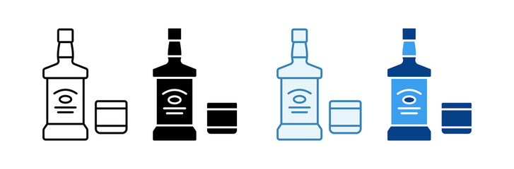 Whiskey   Icon Set Multiple Style Collection
