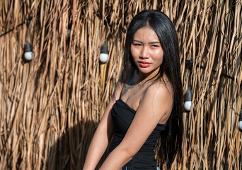 Thai Female at Beach restaurant in Pattaya