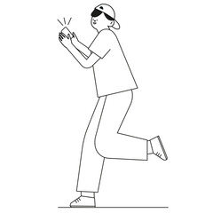 man and woman talking on the phone