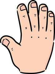 Illustration of hand
