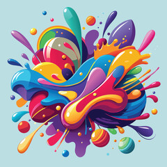 Obraz premium abstract colorful background