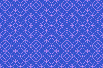 Seamless vintage floral and geometric pattern for fabric or wallpaper design.