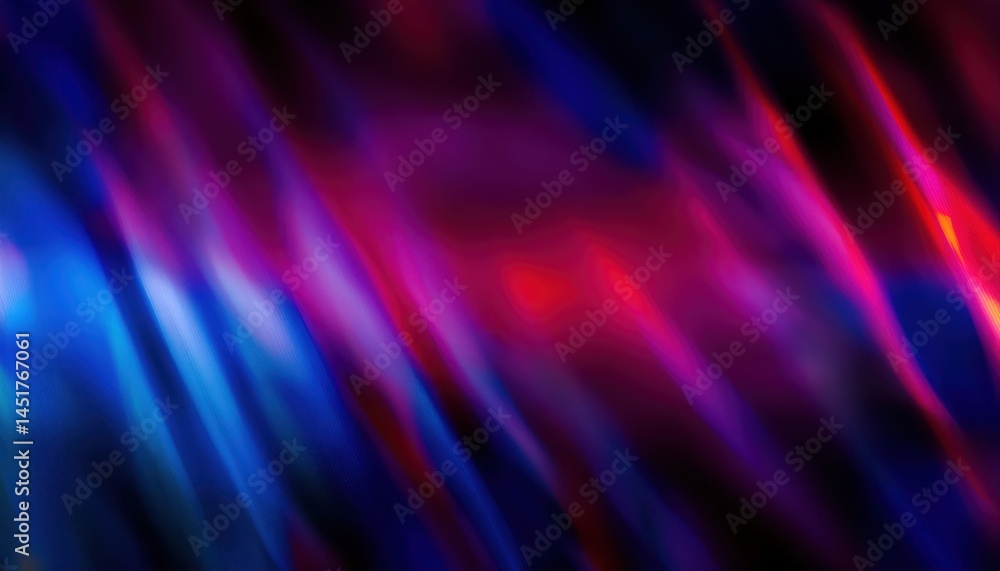 Poster vibrant abstract neon light streaks in red blue and purple for web design print media branding background digital artwork or motion graphic resource


