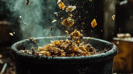 Decomposing Delights, Capturing the Art of Composting Food Scraps Up Close