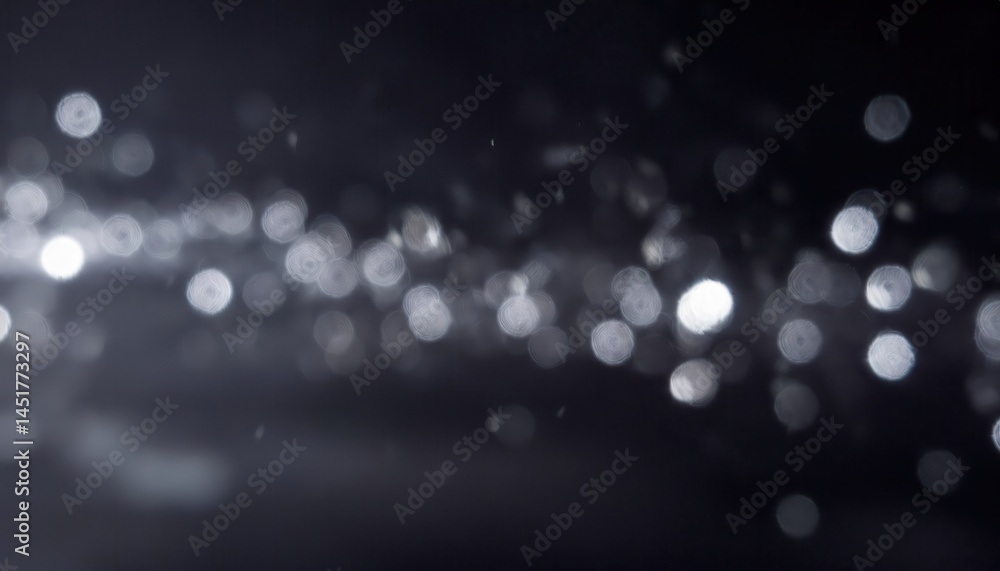 Aufkleber abstract new year bokeh lights in dark background for web design, print media, branding, and digital