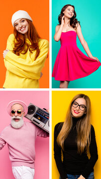 Vertical Fashion Photo Multi Screen Slideshow