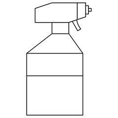 sprayer outline icon	
