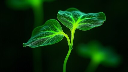 Obraz premium Freshly green leaves