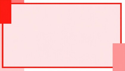 Simple abstract rectangle at side and blank at middle background