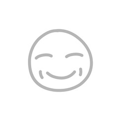 Obraz premium emoticon face doodle