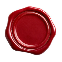 Timbro in ceralacca su sfondo trasparente