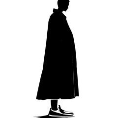silhouette of a man