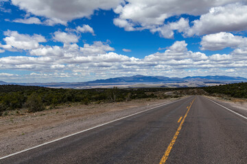 Scenic views from Highway 93 and Highway 319 in Nevada and Utah