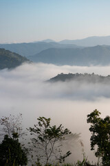THAILAND NAN BAN YOT DOI PASS WINTER FOG