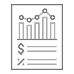 Financial report Icon