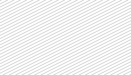 Black diagonal thin lines seamless pattern on white background  . Seamless pattern with thin diagonal lines. Black and white abstract background.Diagonal lines pattern. Modern linear geometry texture.