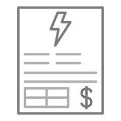Electricity bill Icon