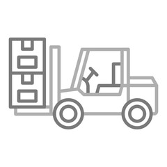 Fork truck Icon