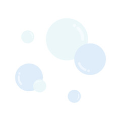 Bubble decoration. Flat decorative vector design isolated illustration.