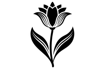 Tulip Flower Illustration, Vibrant Spring Blooms, Colorful Floral Art, Garden Flower Design