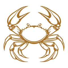 Obraz premium crab, arthropod, vector, transparent background