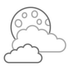 Night clouds Icon