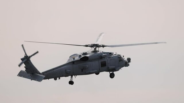 Military Helicopter Maneuvering at Avalon Airshow 2025