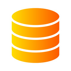 database gradient icon