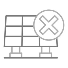 Obraz premium Solar fault Icon