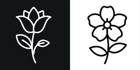 vector illustration of an abstract flower