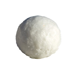 Fototapeta premium Snowball isolated on a transparent background