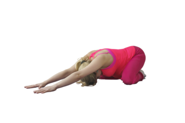 pregnant woman with a tummy does gymnastic bends while sitting on the floor, isolated on transparent background, png
