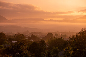 THAILAND NAN PUA VILLAGE LANDSCAPE