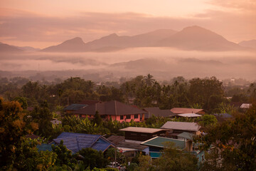 THAILAND NAN PUA VILLAGE LANDSCAPE
