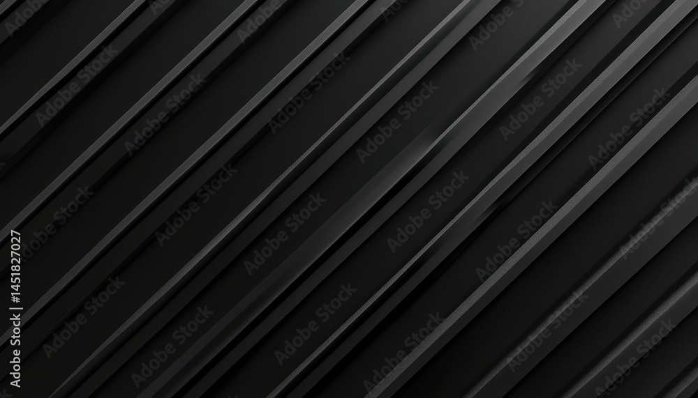 Poster abstract black diagonal lines texture background dark minimalist design surface material