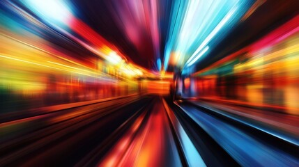 Obraz premium Dynamic abstract backgrounds blend moving, blurred, and blurry effects, creating a mesmerizing