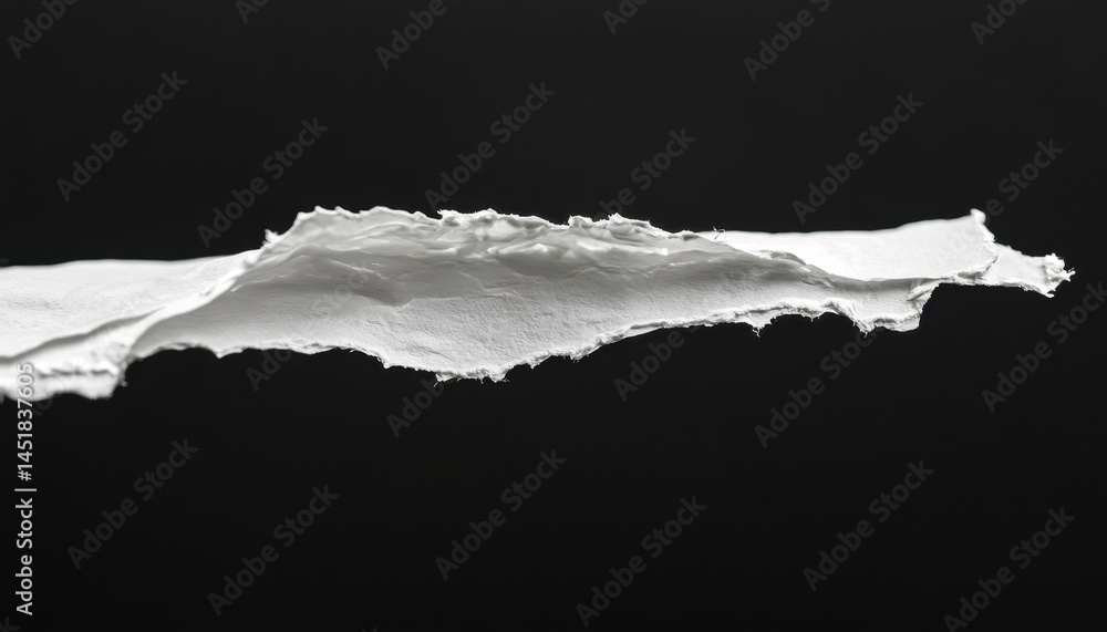 Poster Abstract White Textured Background With Detailed Paper Surface Material Design Element For Art Craft Decoration Against Black Backdrop And Web Design