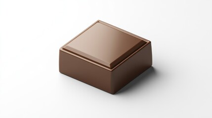 Dark chocolate square candy