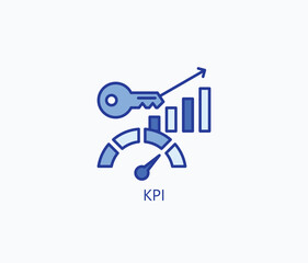 Kpi Icon Or Logo Isolated Illustration