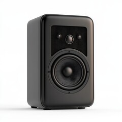 Black Compact Speaker for Audio Enthusiasts and Music Lovers
