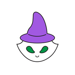 Hand drawn flat trendy cartoon element collection