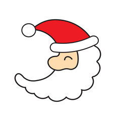 Hand drawn flat trendy cartoon element collection